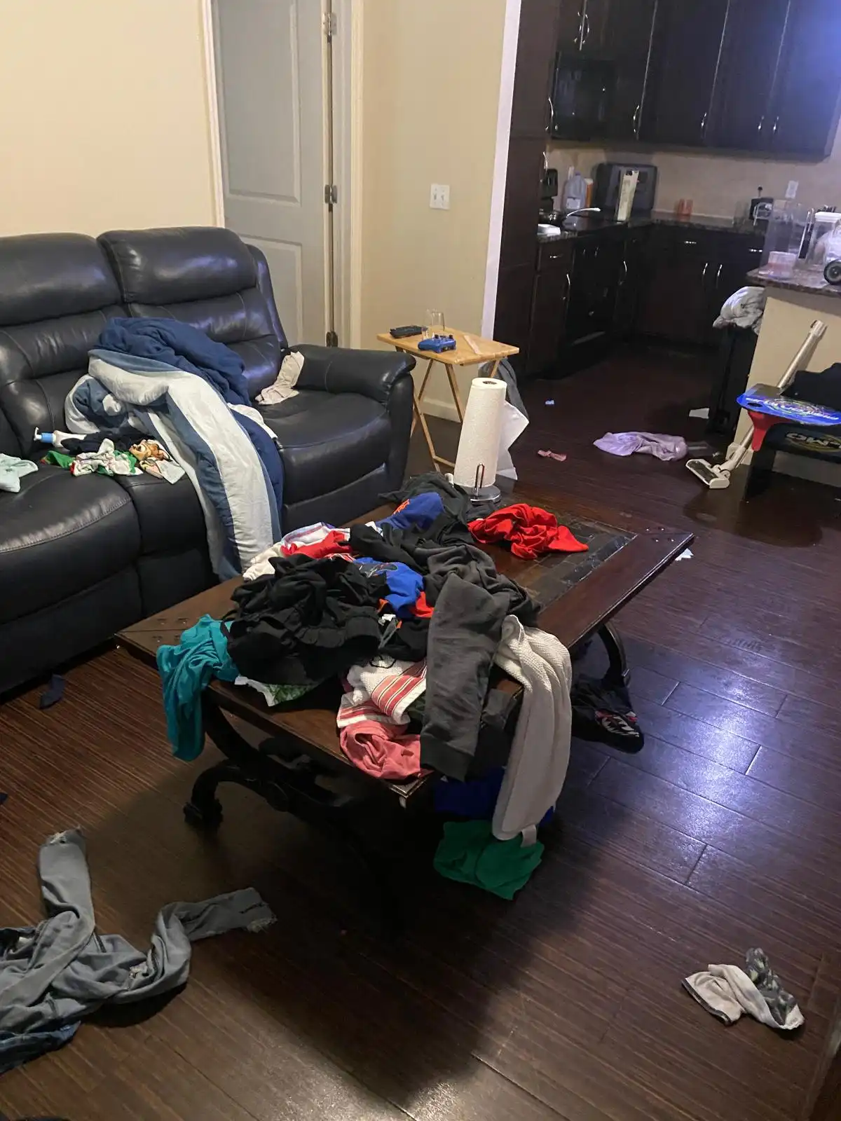 Clean and tidy living room